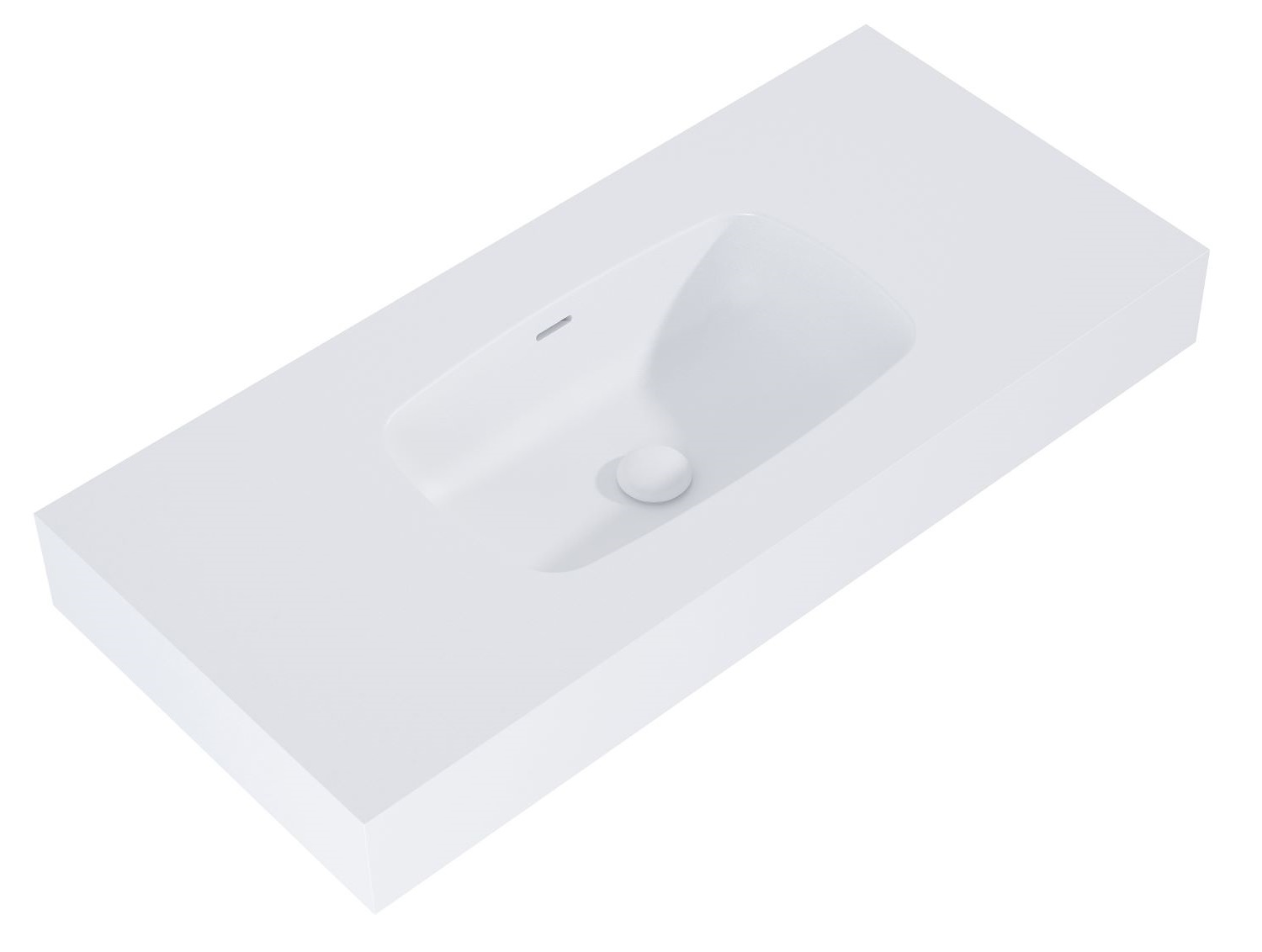 Elita Dimple lavabo 100.8x46 cm rettangolare a parete bianco RE041000025290