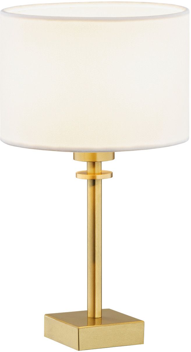 Argon Abbano lampada da tavolo 1x15 W bianco-ottone 8047