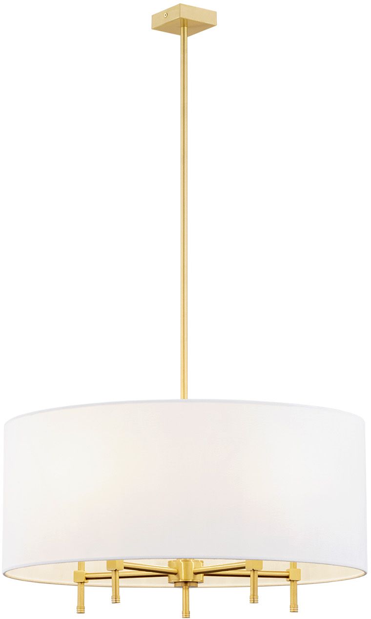 Argon Abbano lampada da soffitto 5x7 W bianco-ottone 2132
