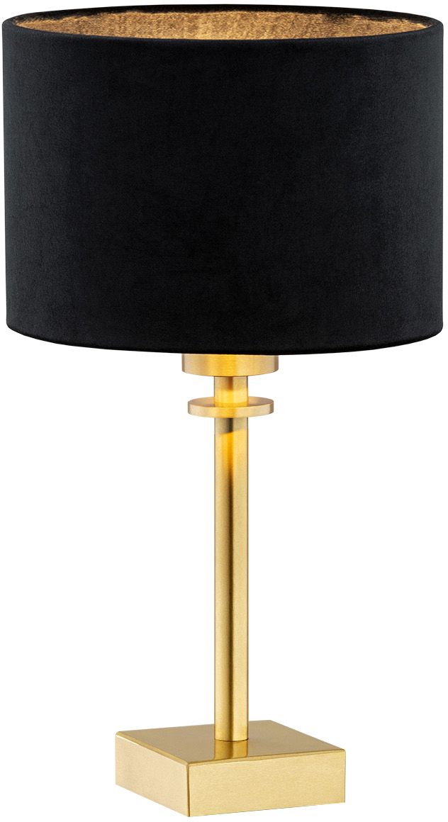 Argon Abbano lampada da tavolo 1x15 W nero-ottone 8049