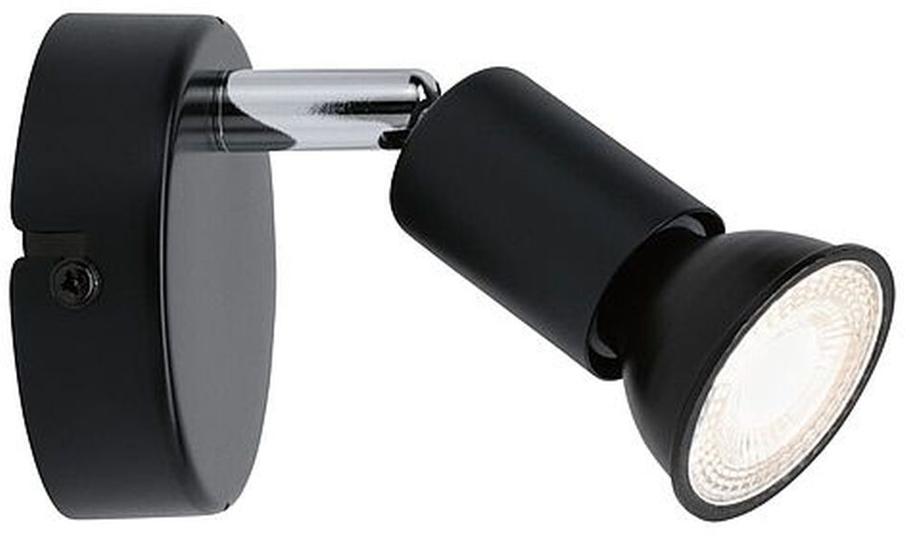 Paulmann Carolina lampada da parete 1x10 W cromo-antracite 66750