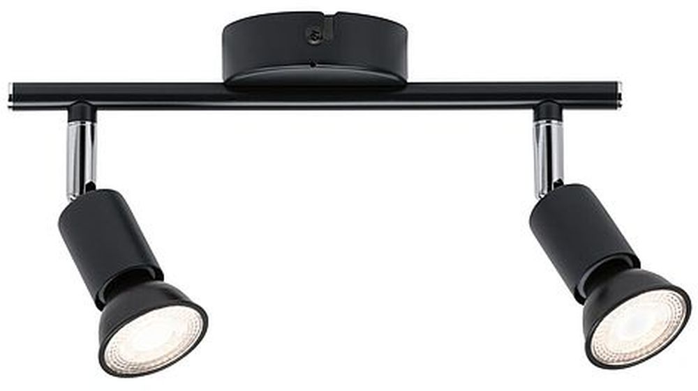 Paulmann Carolina lampada da soffitto 2x10 W cromo-antracite 66751