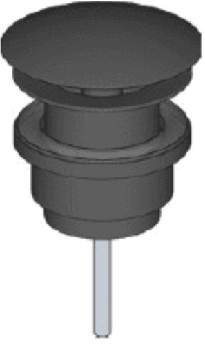 Riho tappo per lavabo nero 205204