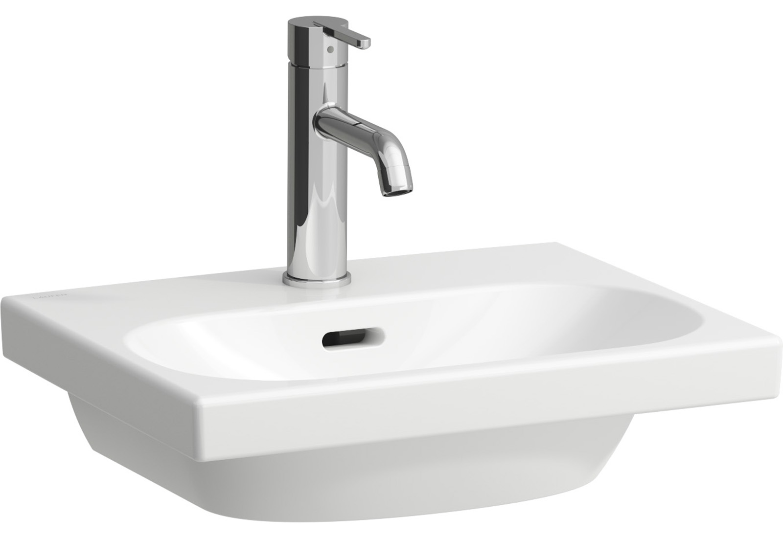 Laufen Lua lavabo 45x35 cm rettangolare a parete bianco H8160800001091
