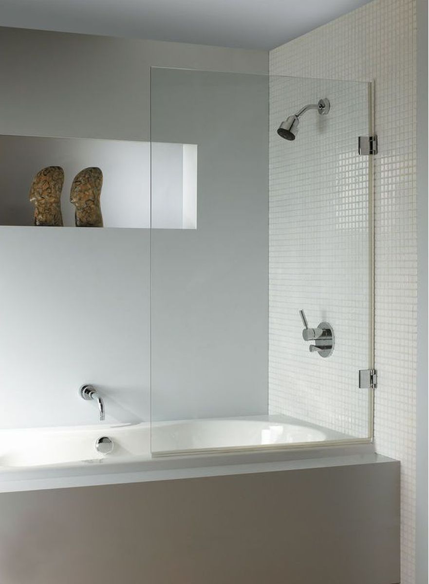 Riho Scandic parete vasca 100 cm 1 anta cromo lucida/vetro trasparente G001134120