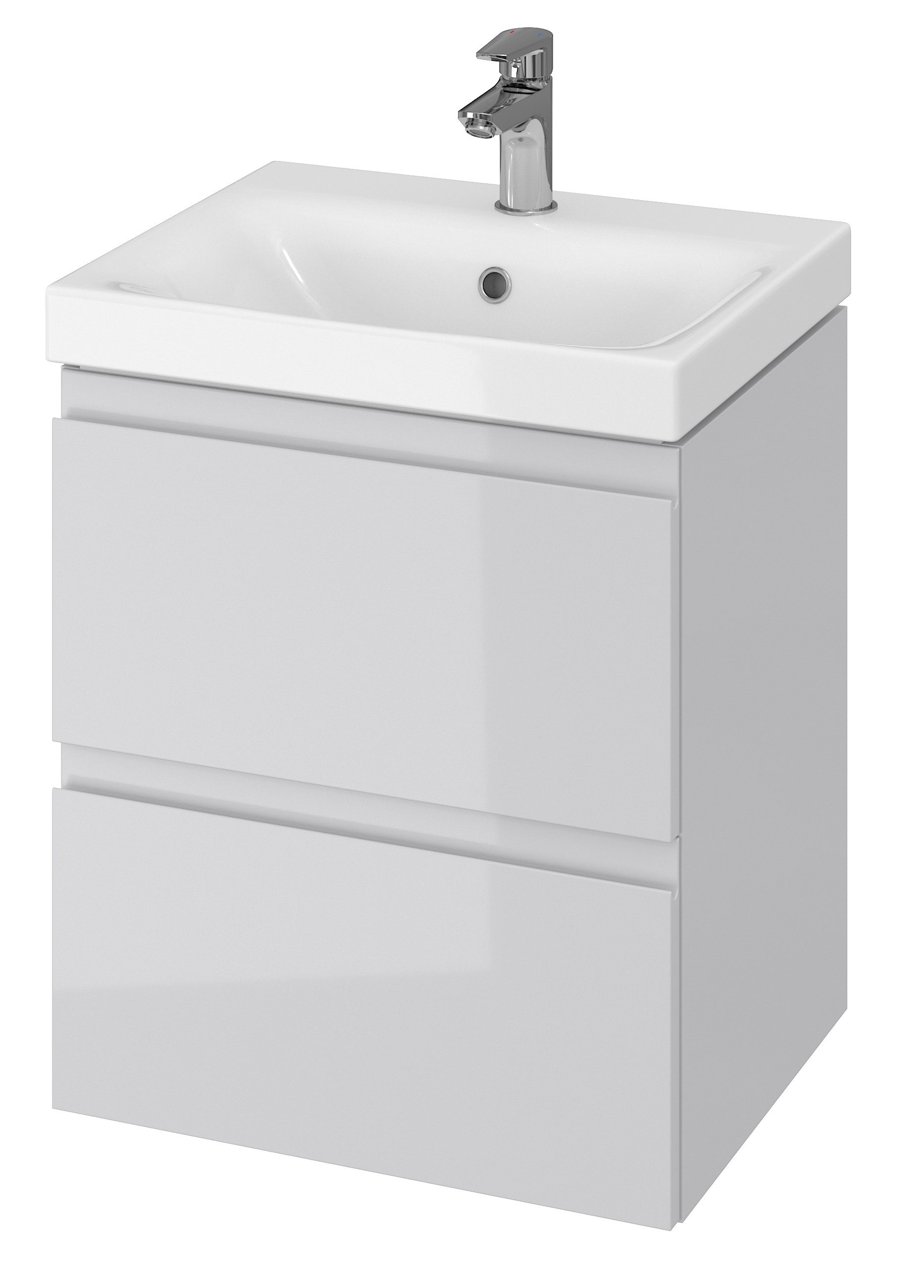 Set armadietto Cersanit Moduo S590-011-ECO, lavabo Cersanit Moduo K116-009-ECO