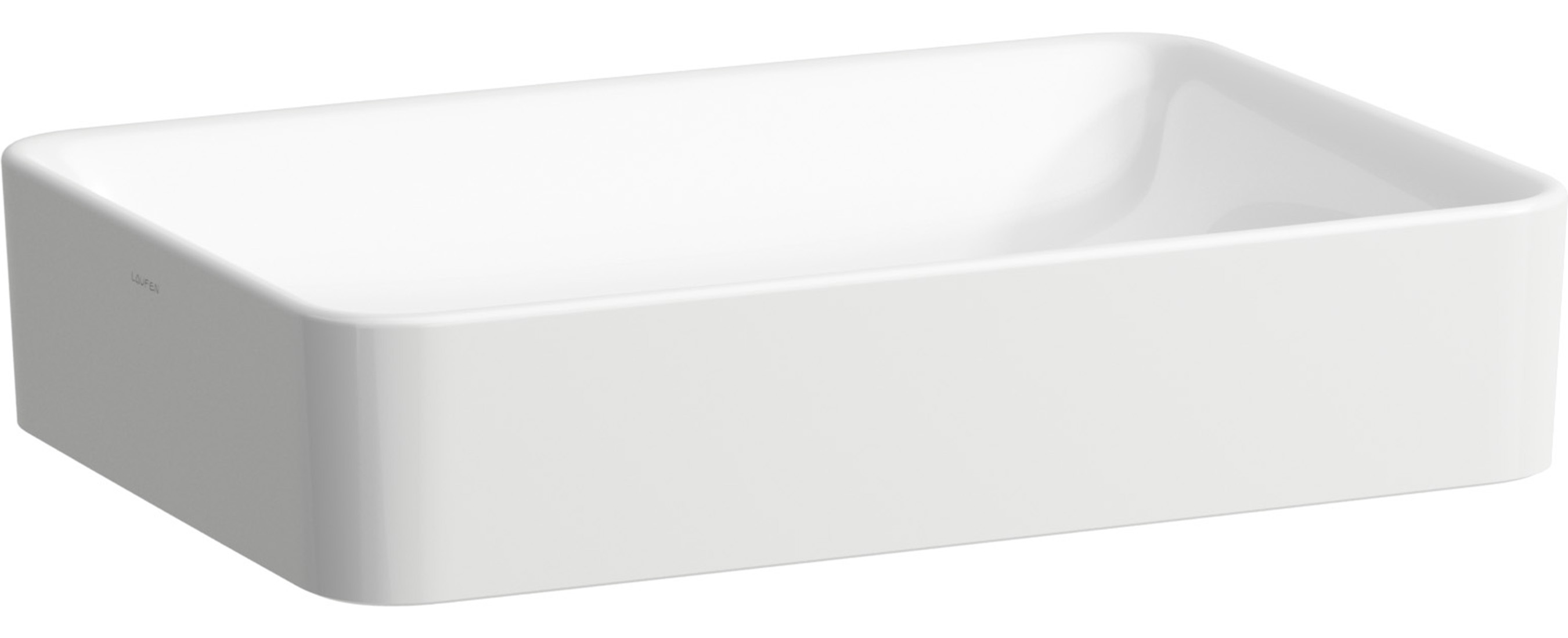 Laufen Pro S lavabo 55x38 cm rettangolare da appoggio bianco H8129650001121