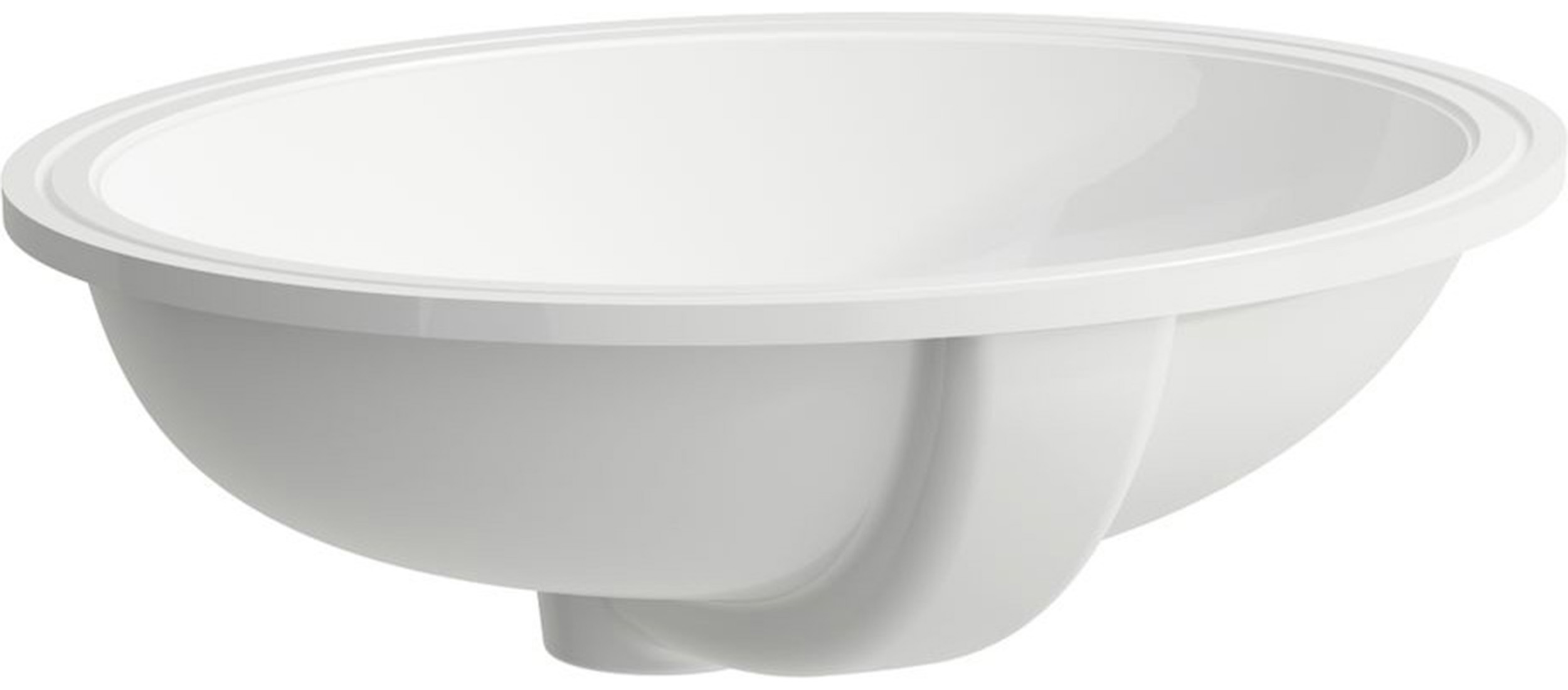 Laufen Savoy lavabo 44x36 cm ovale sottopiano bianco lucida H8189430001551