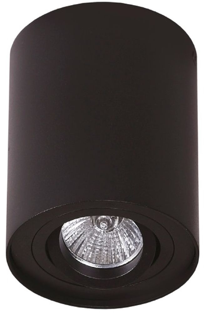 MaxLight Basic Round lampada da soffitto 1x50 W nero C0068
