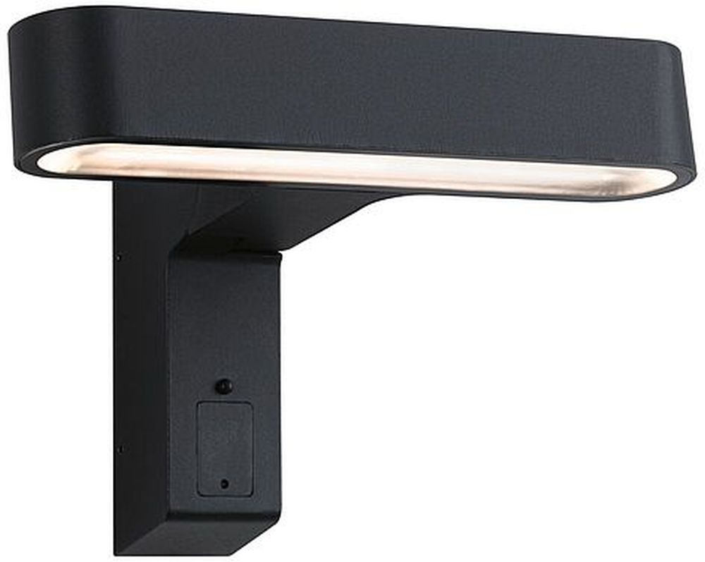 Paulmann Ito lampada da parete per esterni 1x7 W grafite 94548