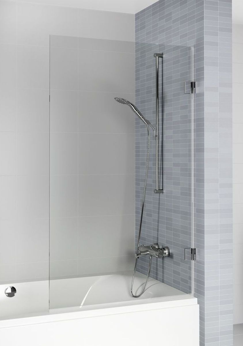 Riho Scandic parete vasca 65 cm 1 anta cromo lucida/vetro trasparente G001136120