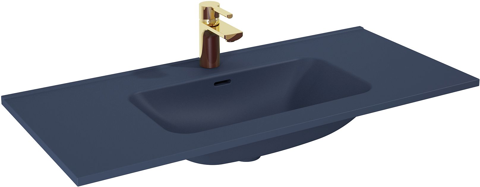 Elita Skappa lavabo 100.8x46 cm rettangolare da mobile blu RE041003067030