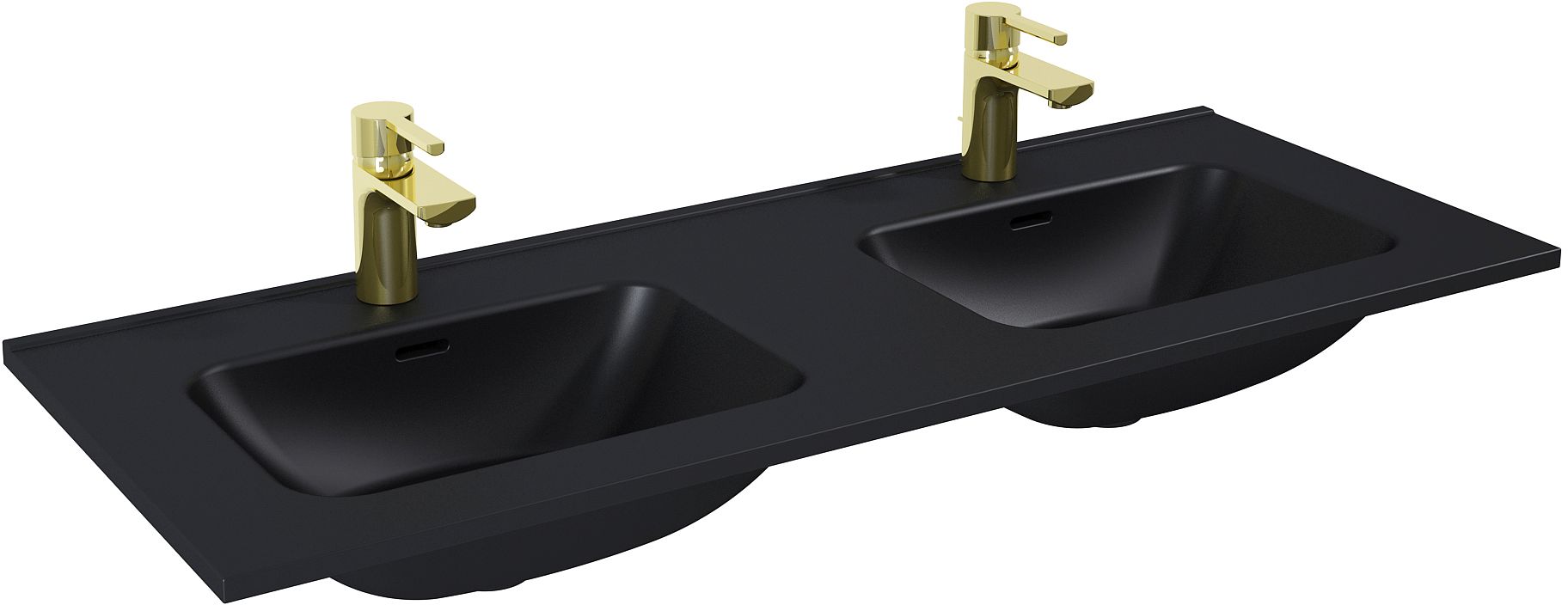 Elita Skappa lavabo 120.8x46 cm rettangolare da mobile-doppio nero RE041203067160