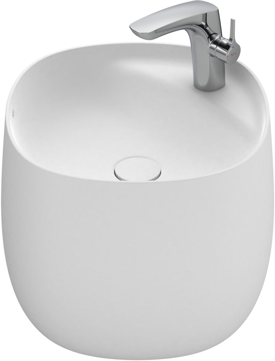 Roca Beyond lavabo 47x46 cm ovale a parete bianco A3270B1620