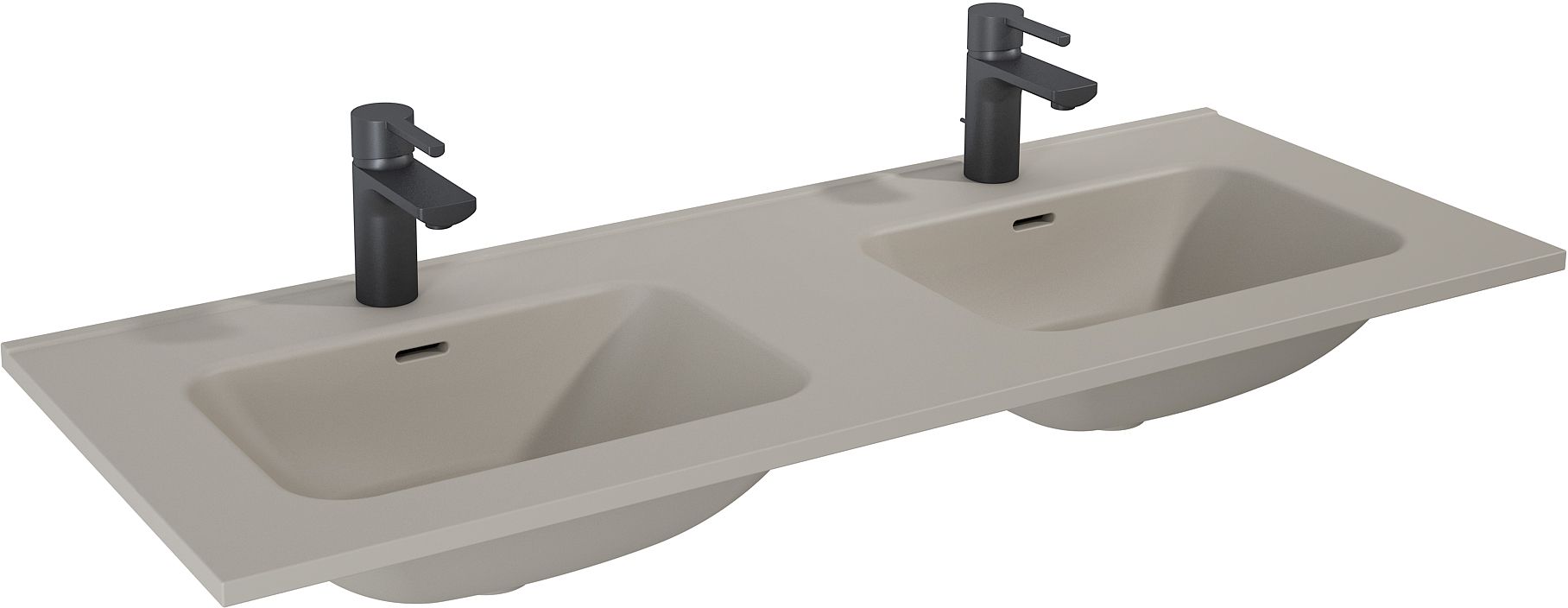 Elita Skappa lavabo 120.8x46 cm rettangolare da mobile-doppio marrone/beige RE041203067020