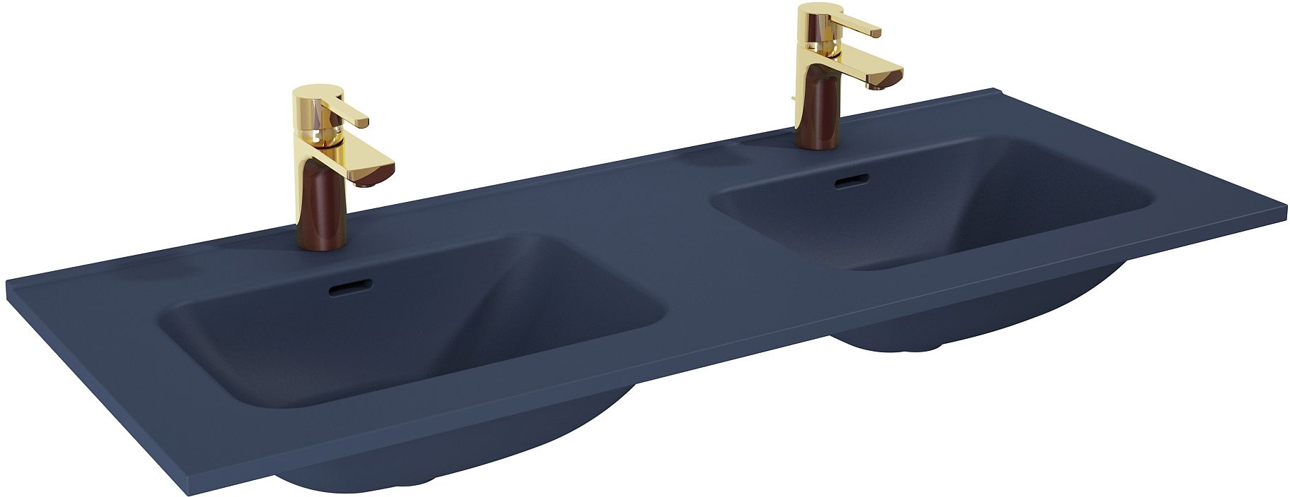 Elita Skappa lavabo 120.8x46 cm rettangolare da mobile-doppio blu RE041203067030