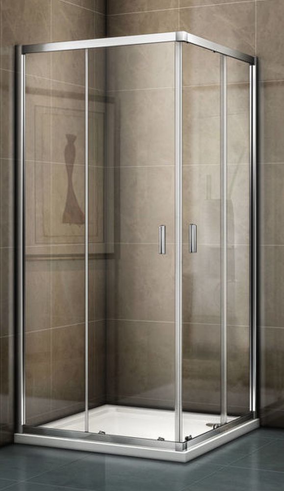 Riho Hamar 2.0 box doccia 100x100 cm rettangolare cromo lucida/vetro trasparente G007006120
