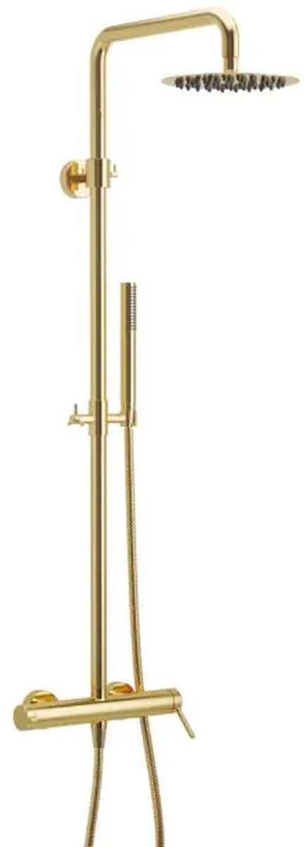 Excellent Pi set doccia a parete con soffione oro AREX.1281GL