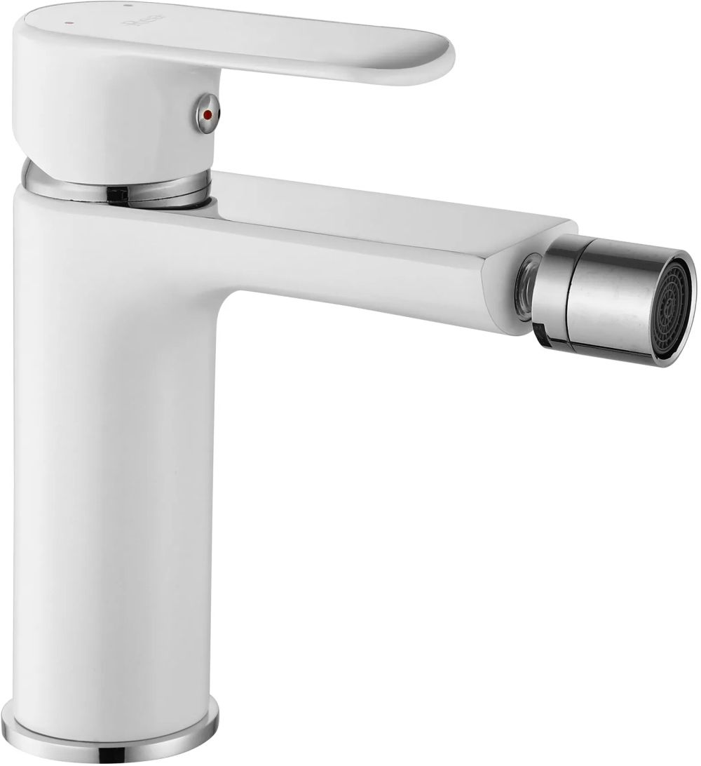 Rea Bloom rubinetto per bidet verticale cromo-bianco REA-B9916