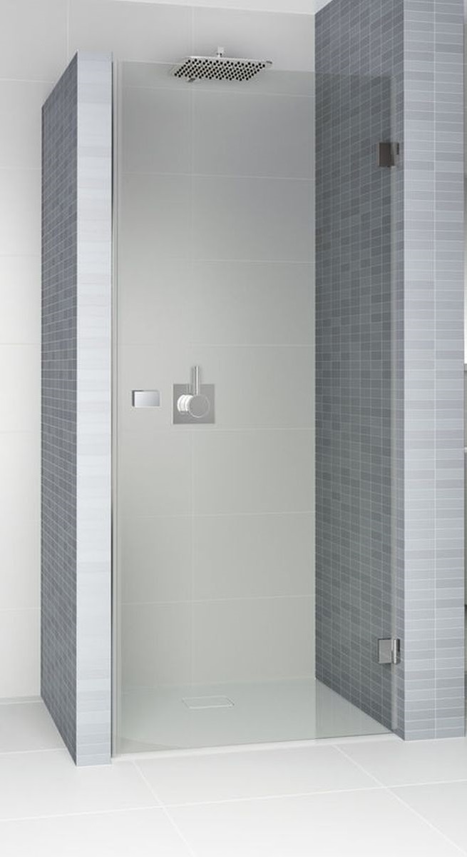 Riho Scandic porta doccia 90 cm a battente cromo lucida/vetro trasparente G001006120