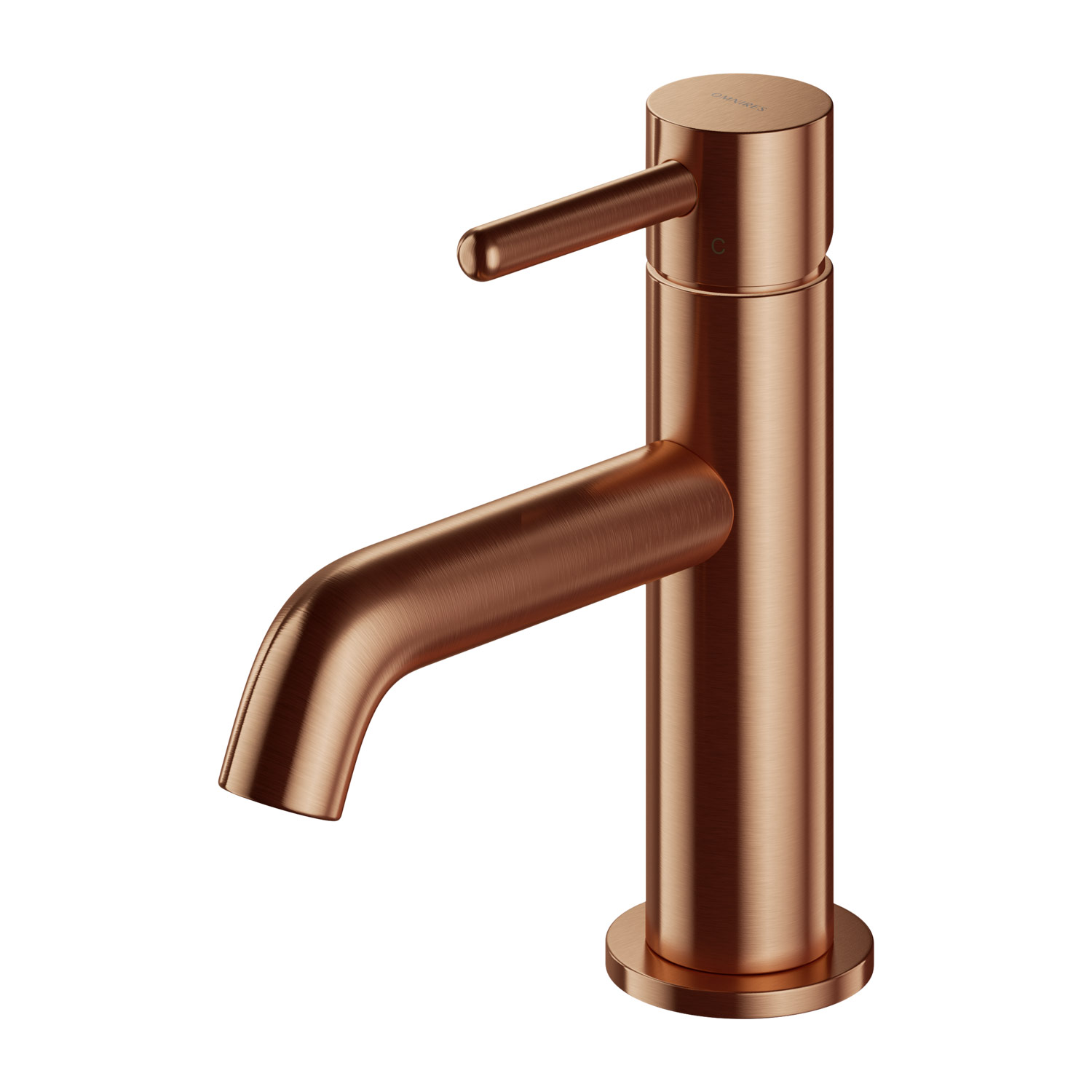Omnires Y rubinetto per lavabo verticale rame Y1210NCPB
