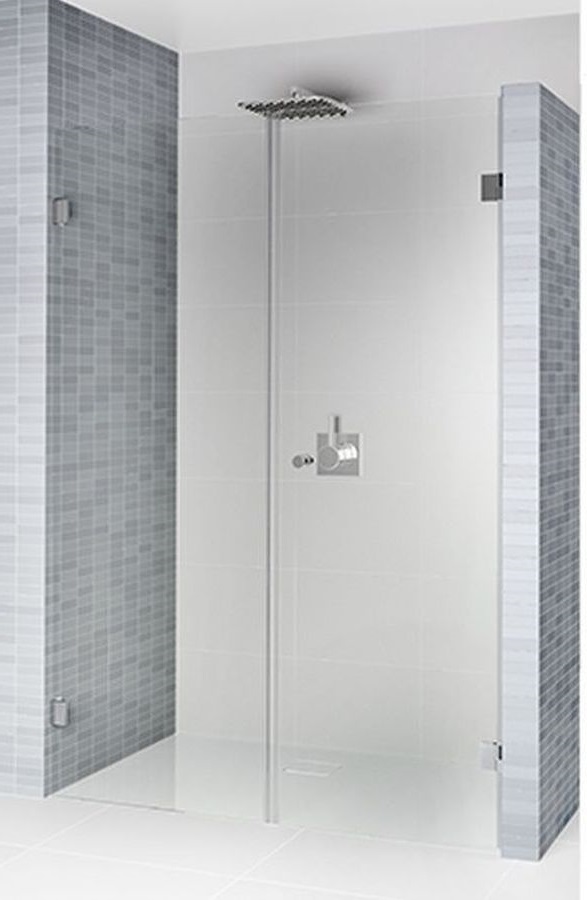 Riho Scandic porta doccia 100 cm a battente nero opaca/vetro trasparente G001012121
