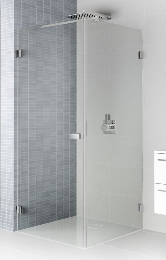 Riho Scandic box doccia 100x80 cm rettangolare cromo lucida/vetro trasparente G001043120