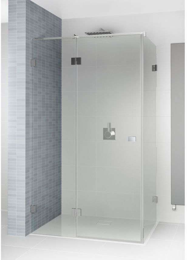 Riho Scandic box doccia 100x80 cm rettangolare nero opaca/vetro trasparente G001057121
