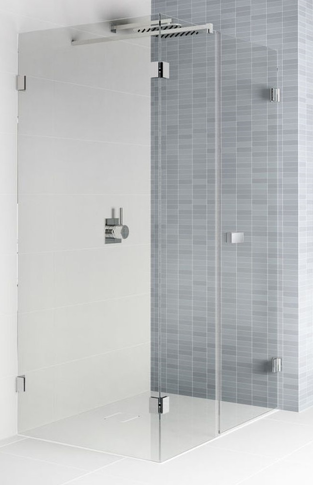 Riho Scandic box doccia 100x90 cm rettangolare cromo lucida/vetro trasparente G001084120