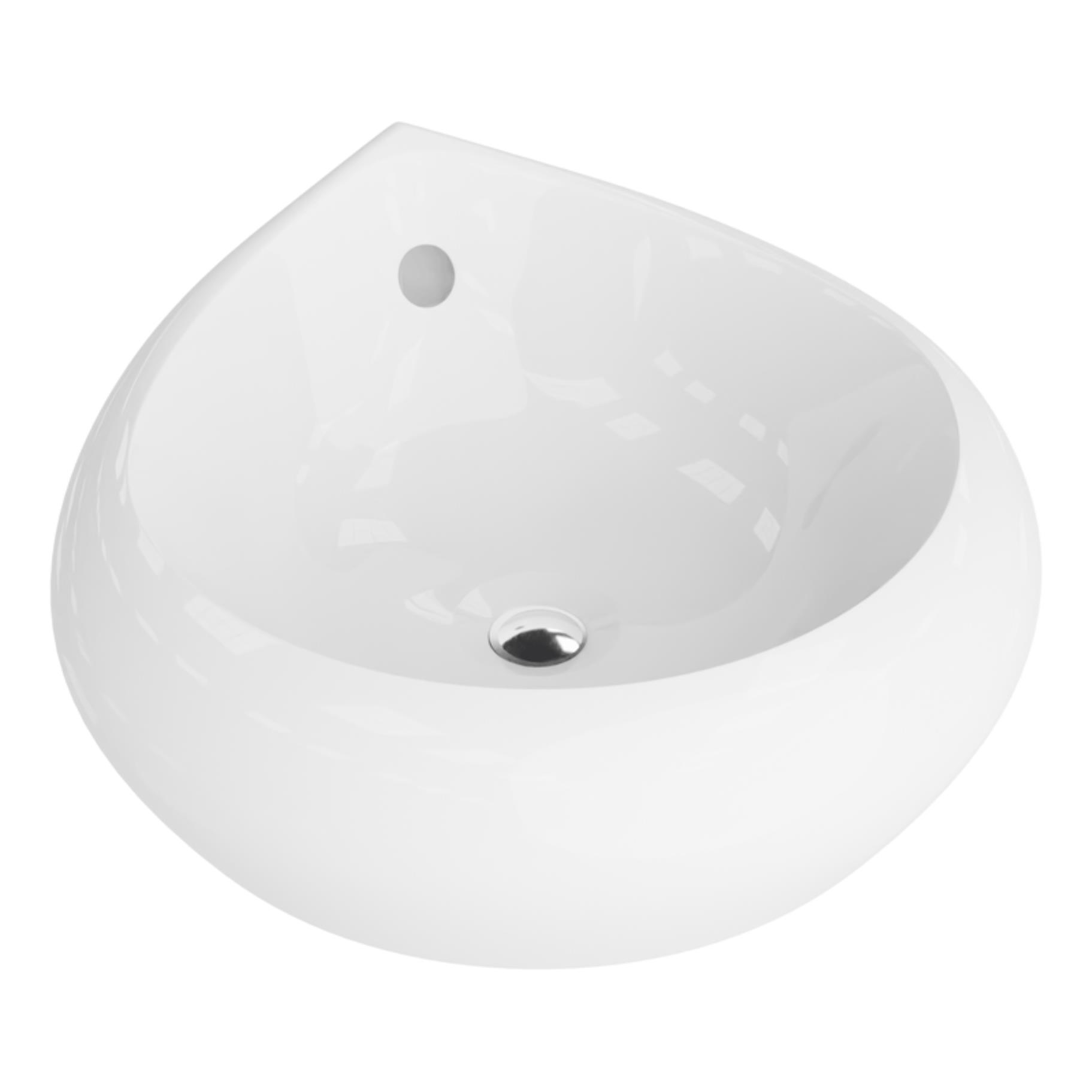 LaVita Ibiza lavabo 47x46 cm da appoggio bianco 5908211470863