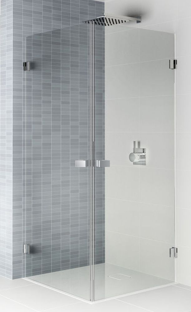 Riho Scandic box doccia 90x80 cm rettangolare nero opaca/vetro trasparente G001106121