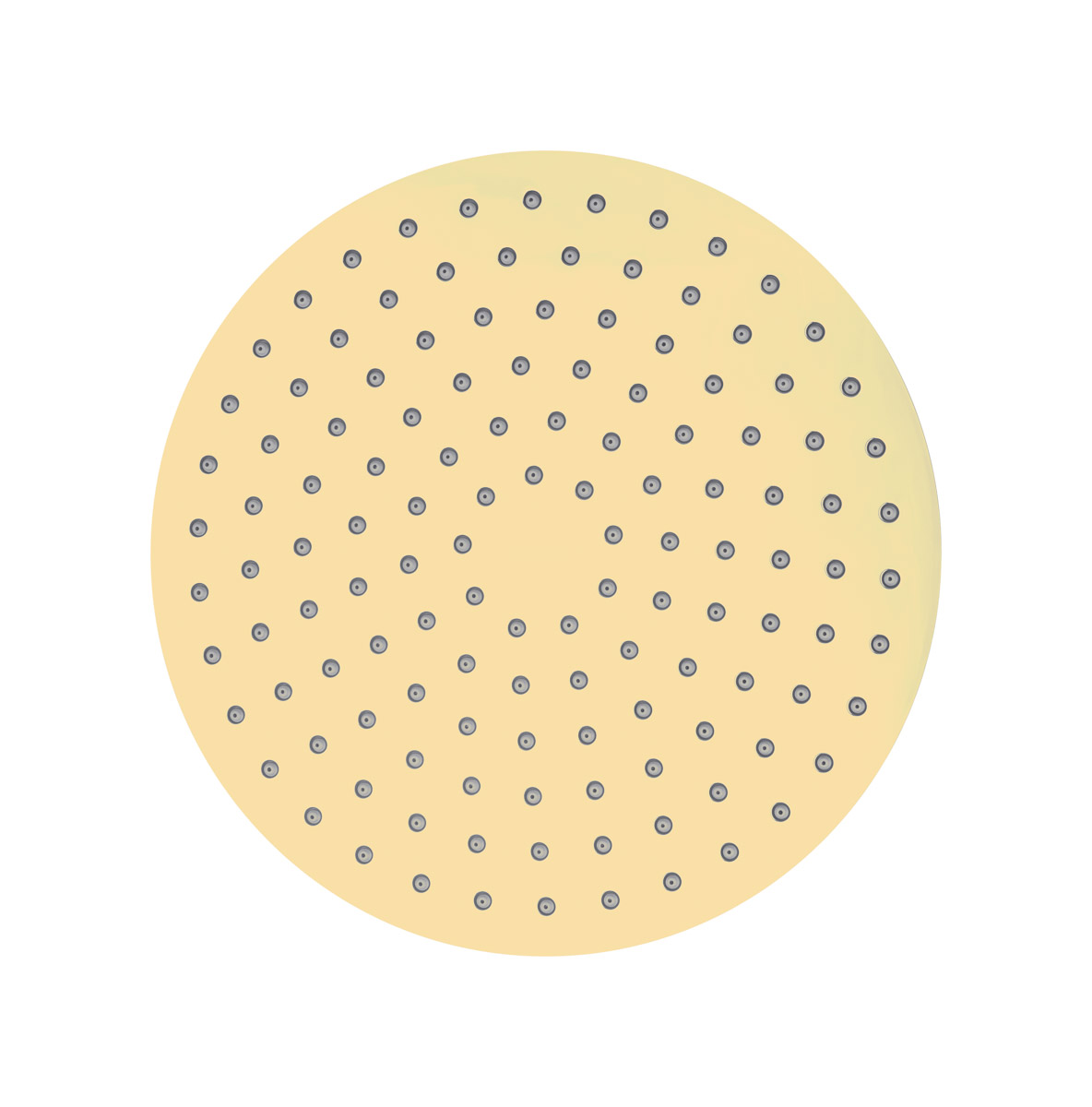 Oltens Atran soffione doccia 22x22 cm rotonda oro lucido 37004800