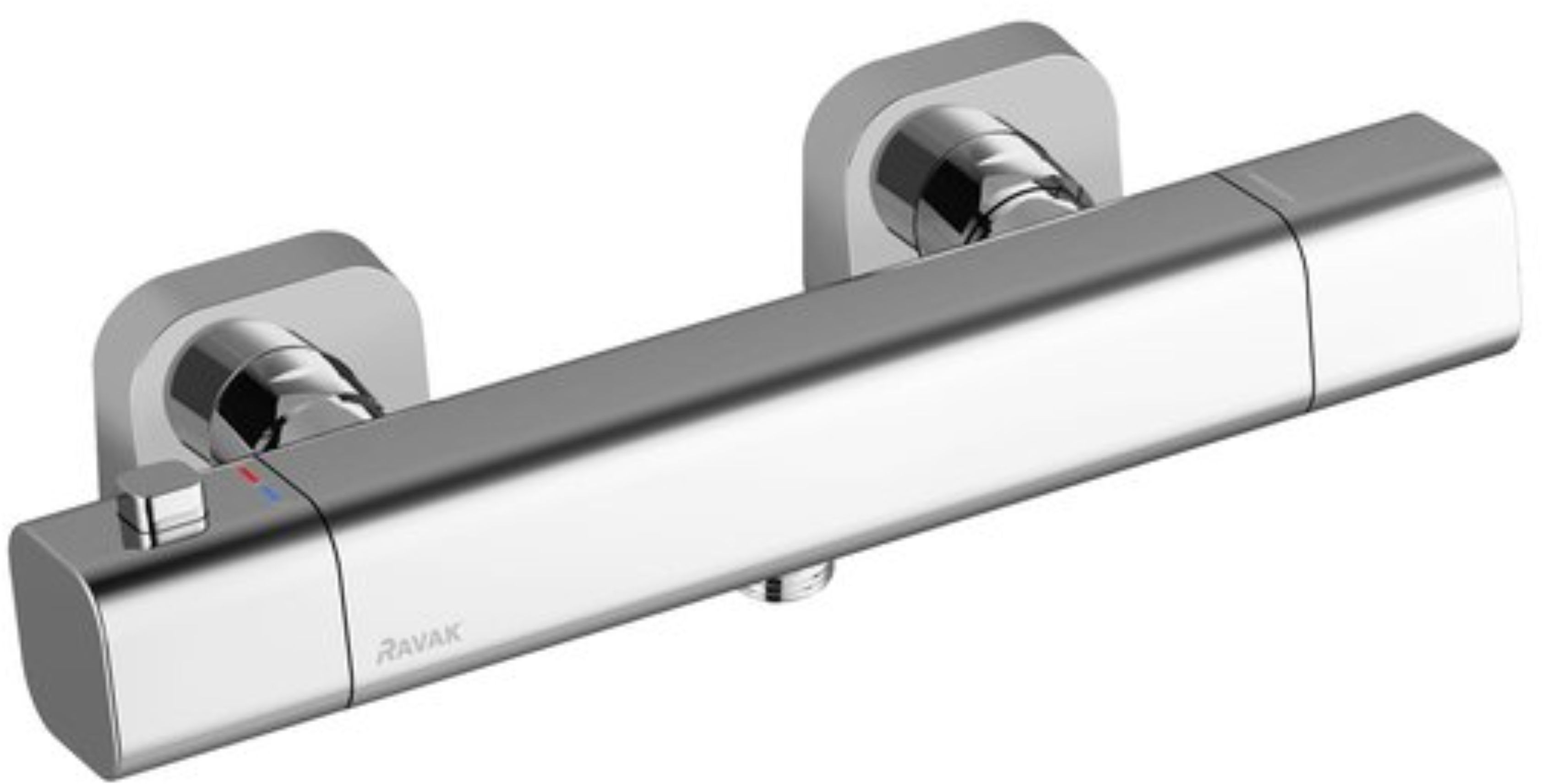 Ravak 10° Free rubinetto per doccia a parete con termostato cromo X070140