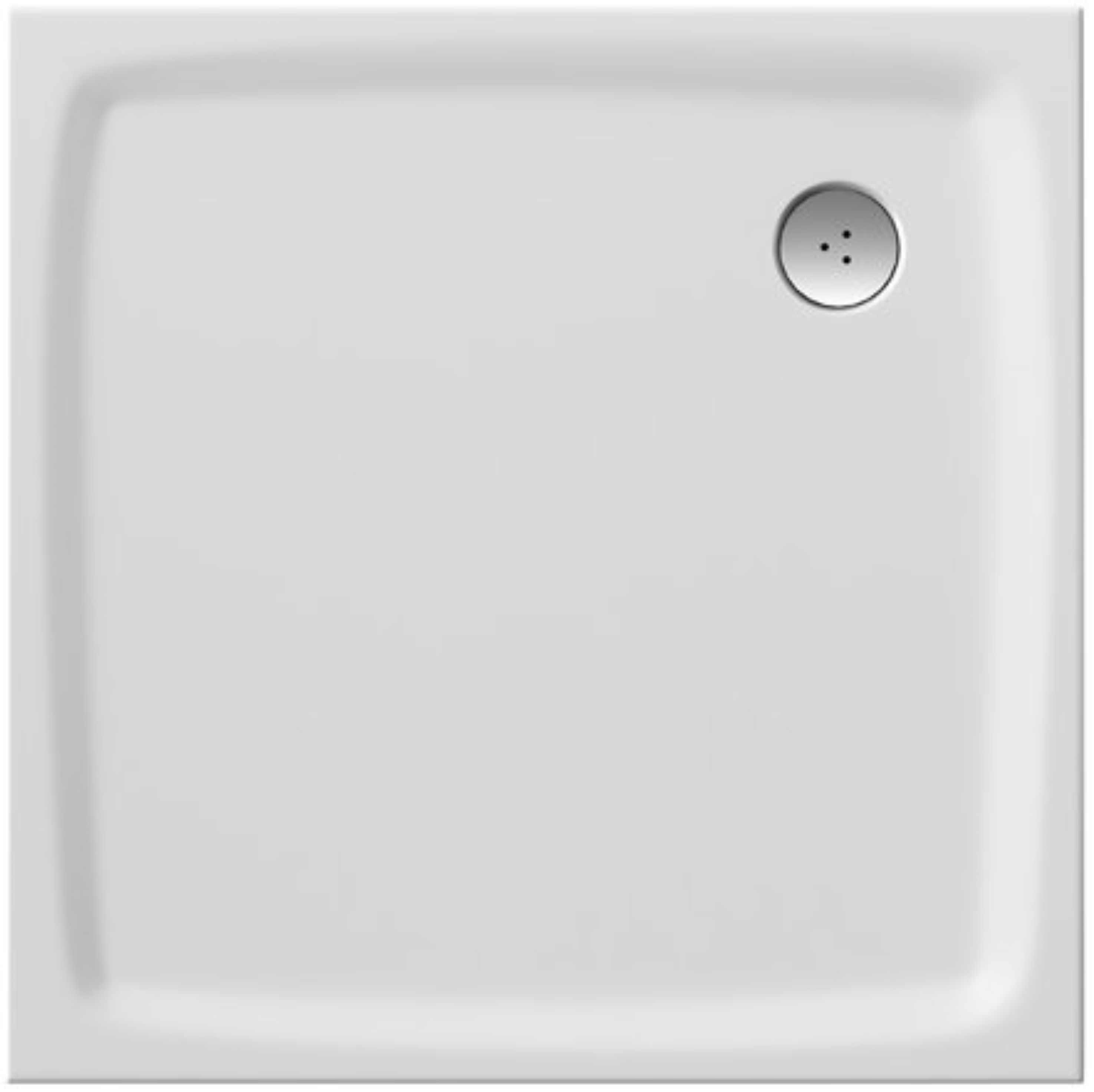 Ravak Galaxy Pro Flat piatto doccia quadrato 80x80 cm bianco XA034411010