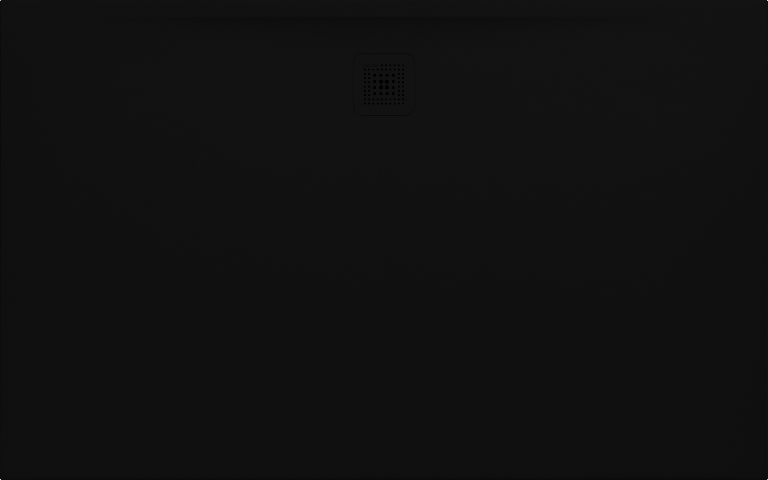 Laufen Pro piatto doccia rettangolare 160x100 cm nero H2119550800001