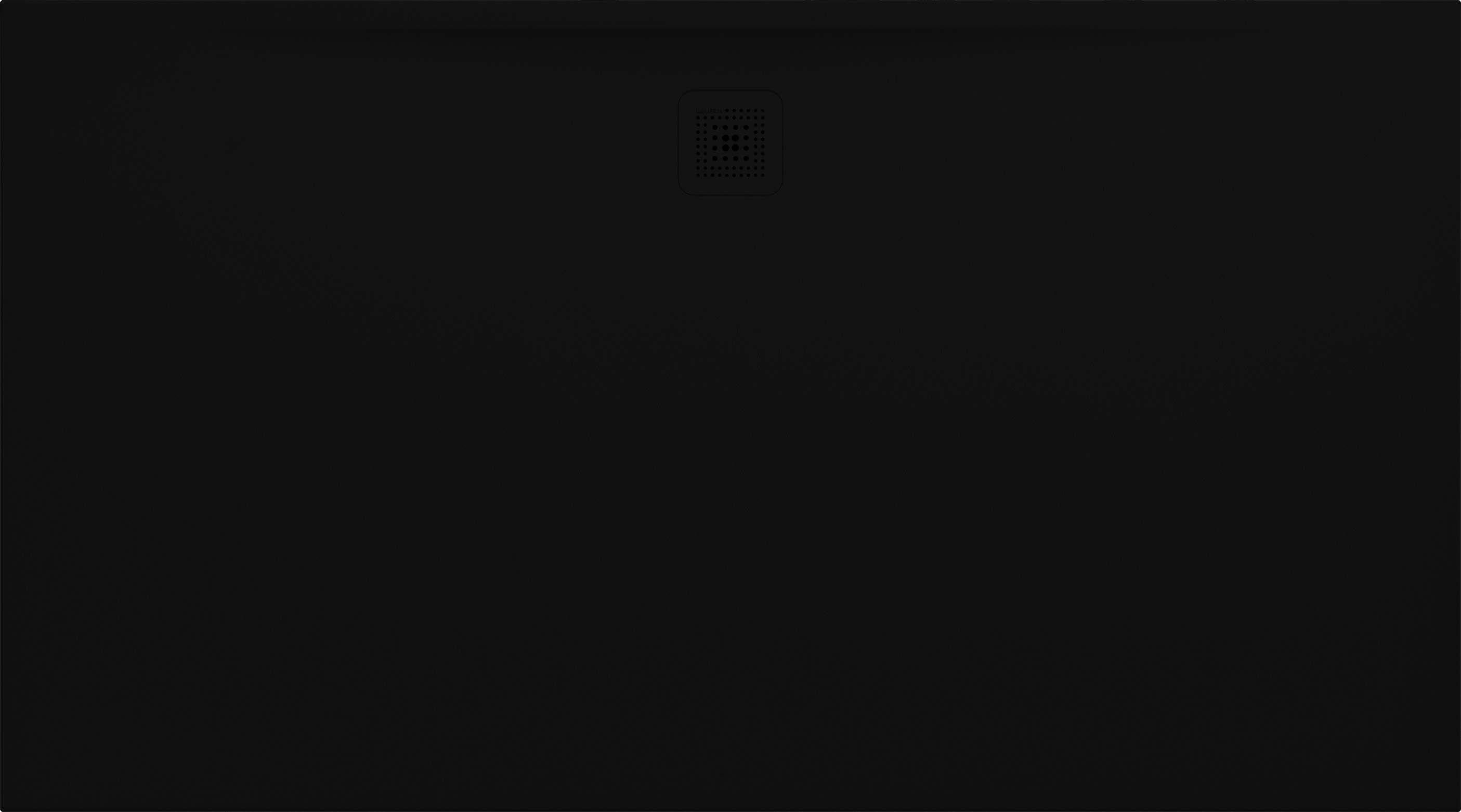 Laufen Pro piatto doccia rettangolare 180x100 cm nero H2119560800001