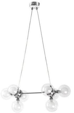 Rabalux Briella lampada sospesa x28 W bianco-cromo 2624