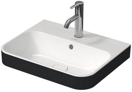 Duravit Happy D.2 lavabo 50x40 cm rettangolare da appoggio bianco-antracite 2360506100