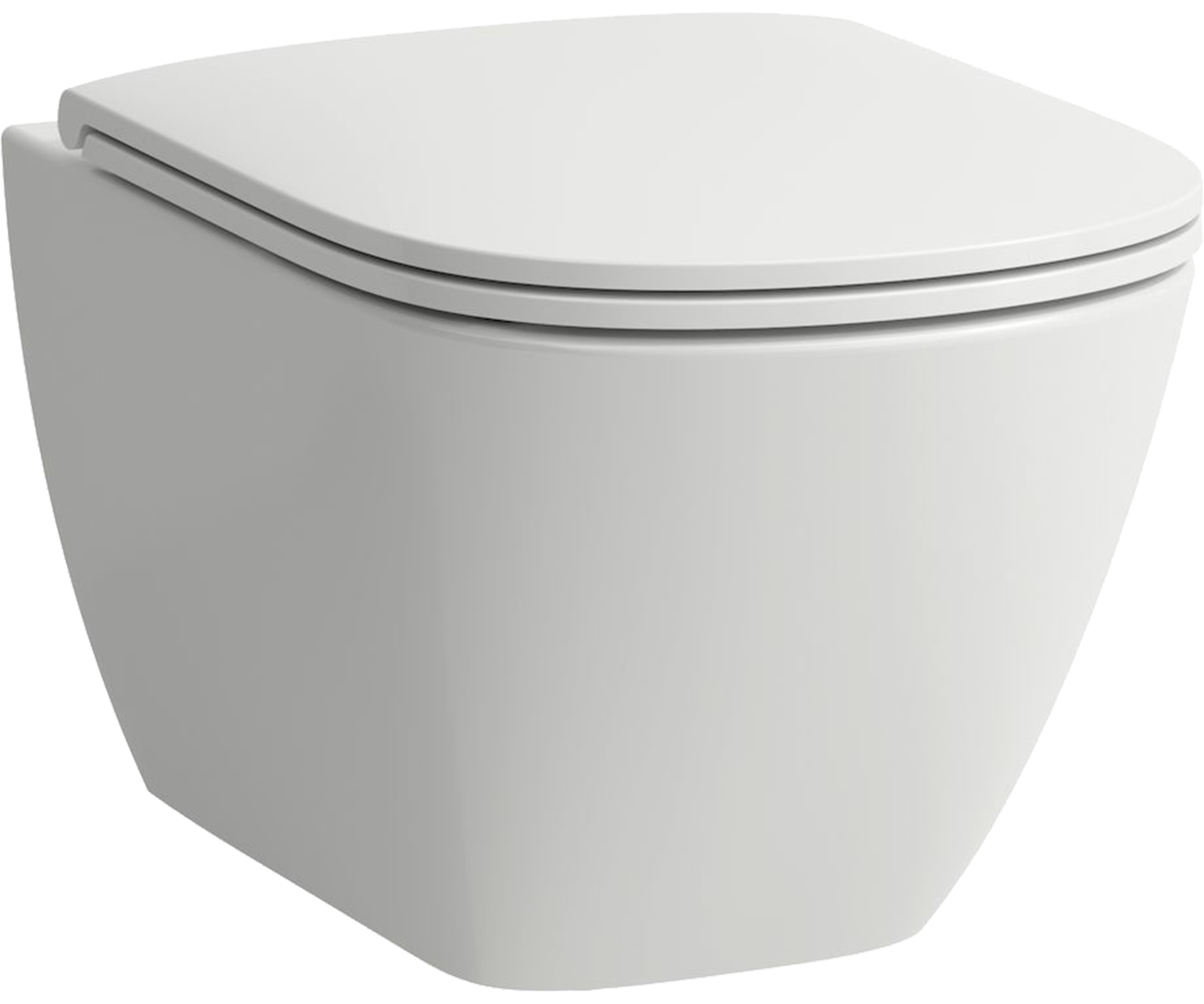 Laufen Lua vaso wc con copriwater a discesa lenta sospeso senza brida bianco lucida H8660800000001