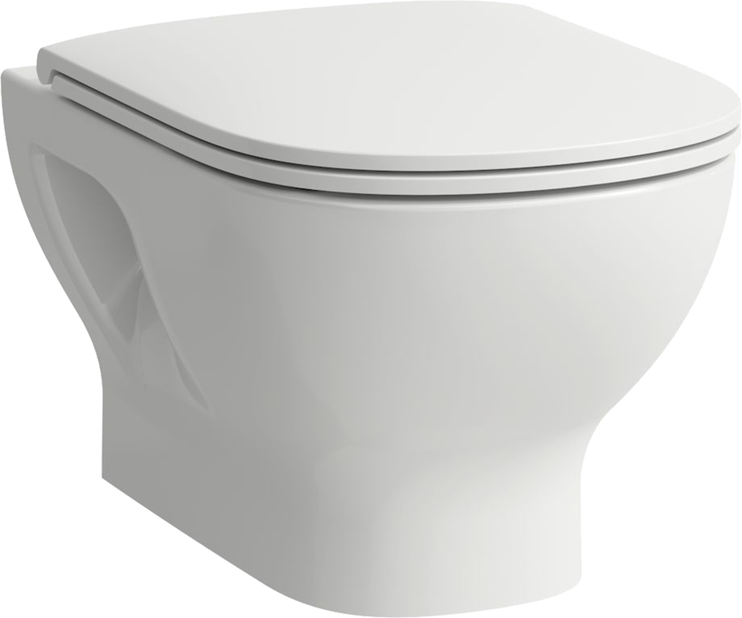 Laufen Lua vaso wc con copriwater a discesa lenta sospeso senza brida bianco lucida H8660810000001
