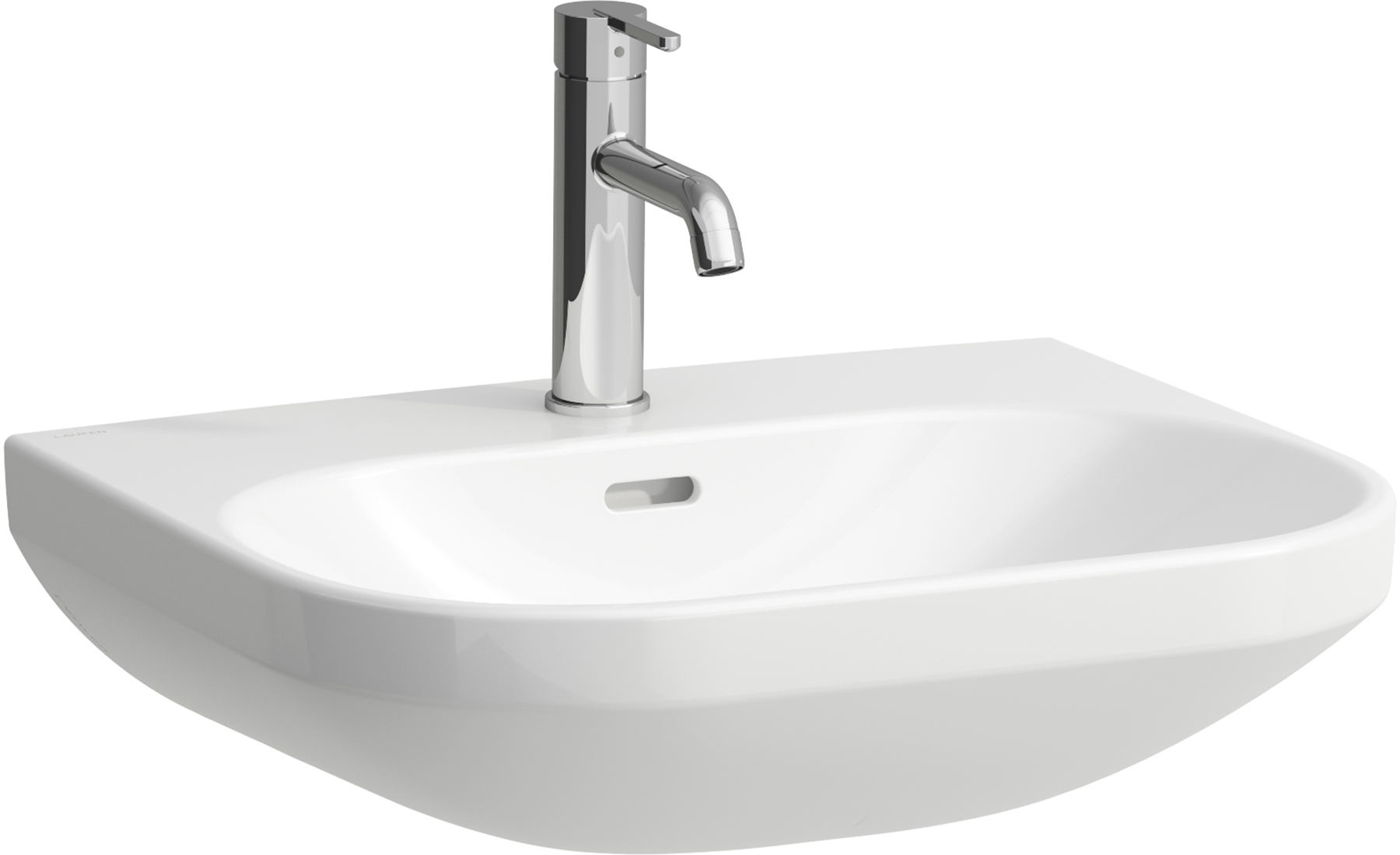 Laufen Lua lavabo 55x46 cm semicircolare a parete bianco H8110810001041