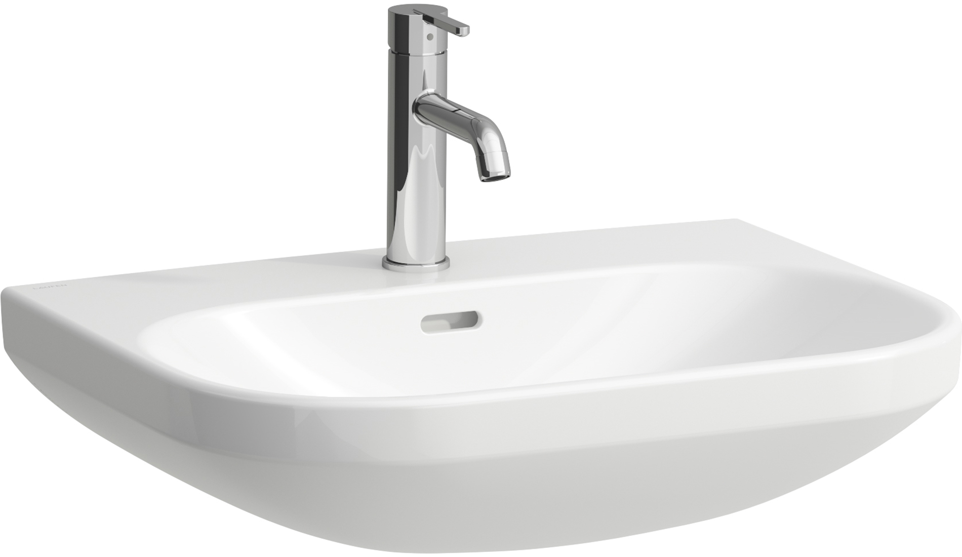 Laufen Lua lavabo 60x46 cm semicircolare a parete bianco H8110830001091