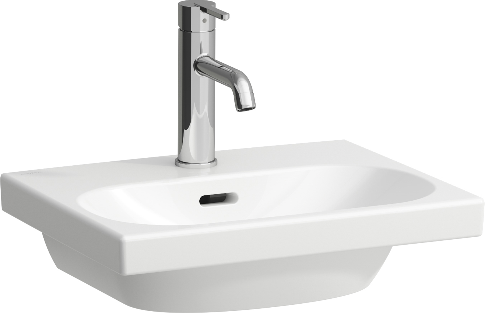 Laufen Lua lavabo 45x35 cm rettangolare a parete bianco H8150814001041