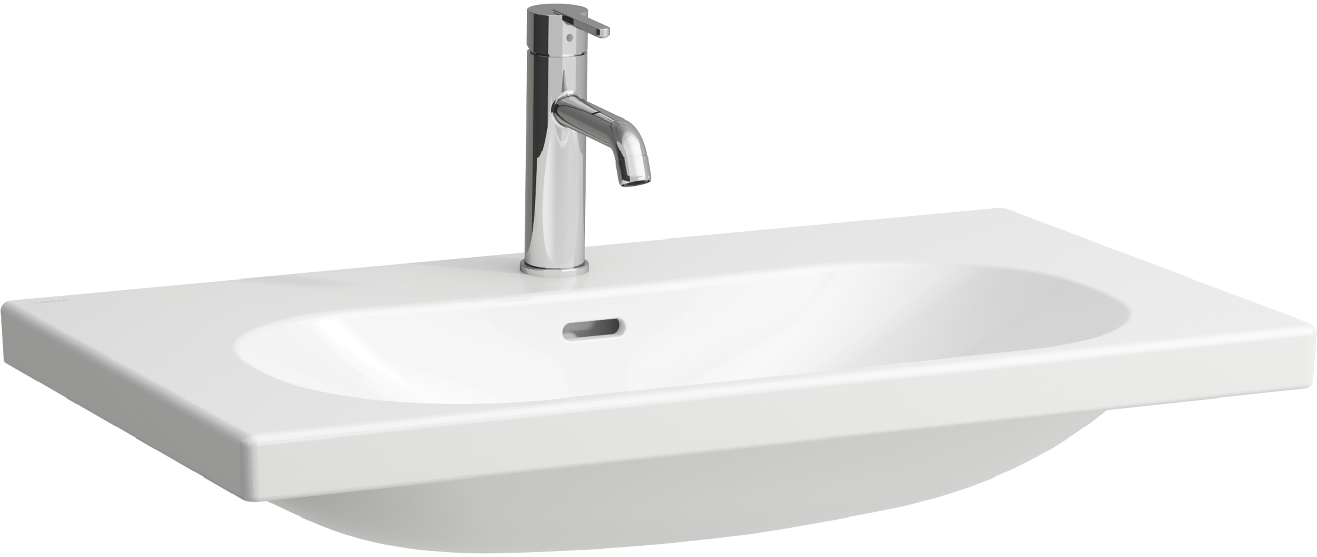 Laufen Lua lavabo 80x46 cm rettangolare a parete bianco H8160874001041