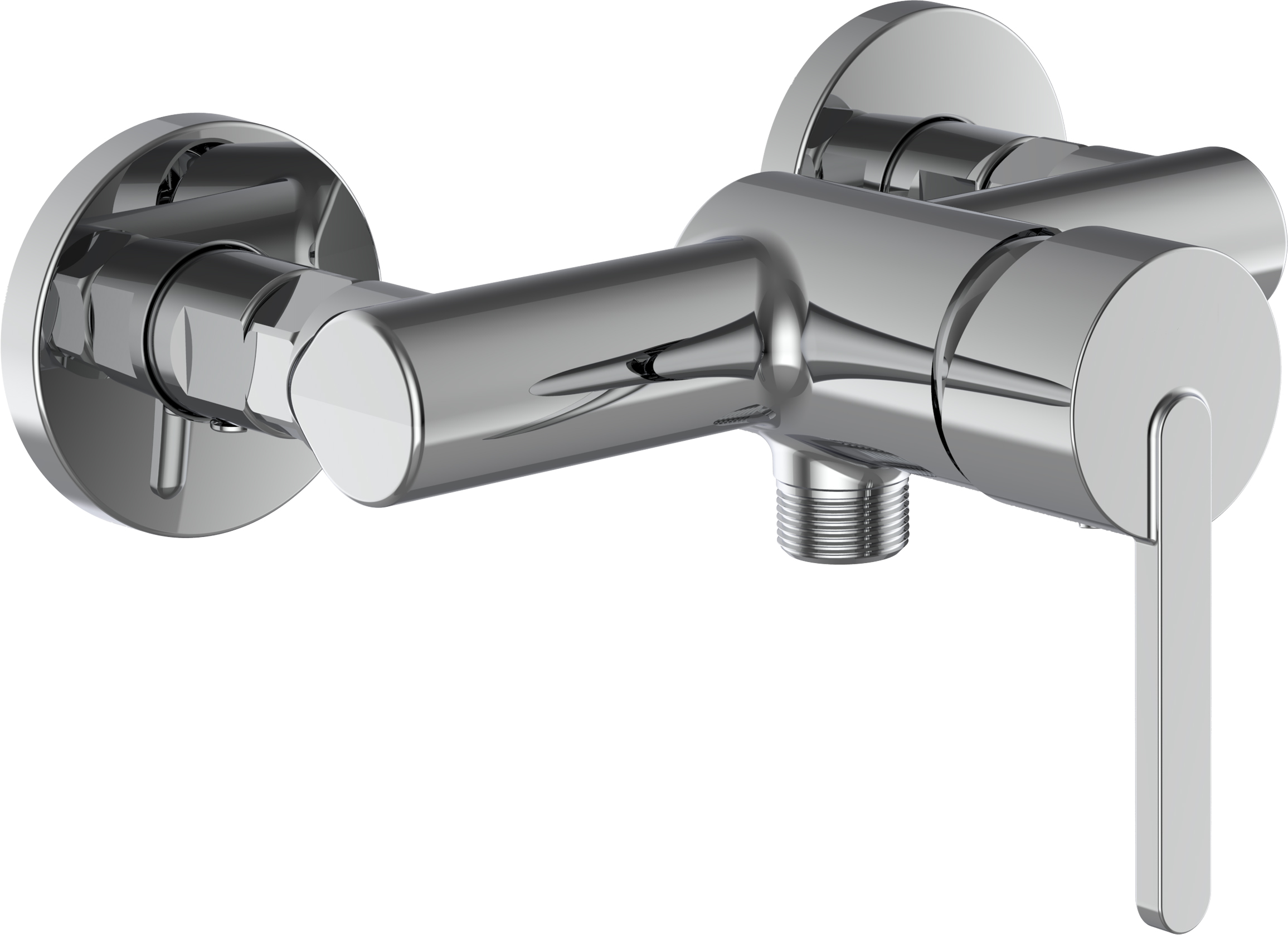 Laufen Lua rubinetto per doccia a parete cromo H3310810041311