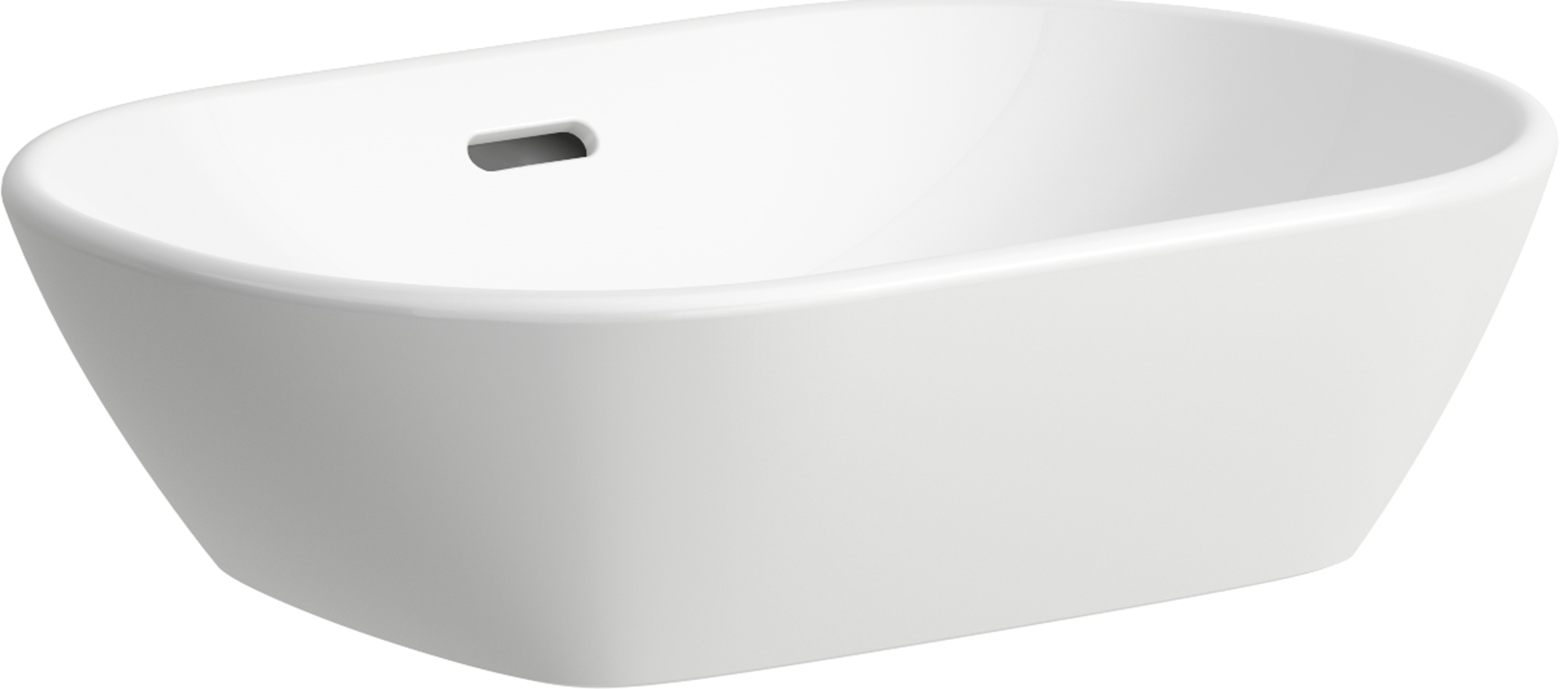 Laufen Lua lavabo 50x35 cm ovale da appoggio bianco H8120834001121