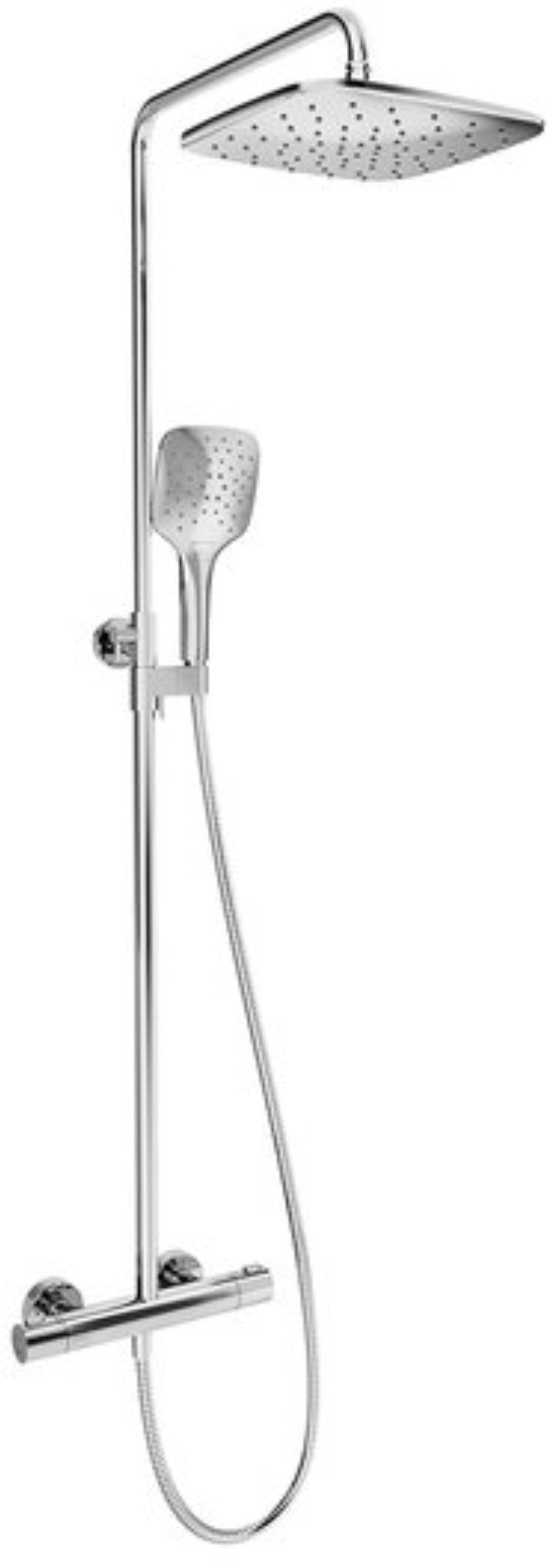 Ravak Termo set doccia a parete con termostato con soffione cromo X070164