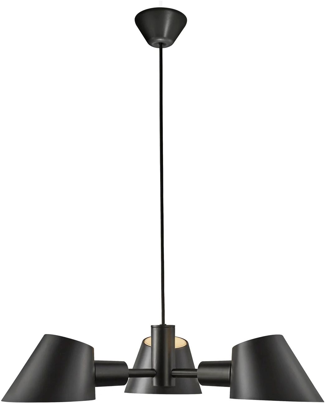 Nordlux Stay lampada sospesa 3x28 W nero 2120703003