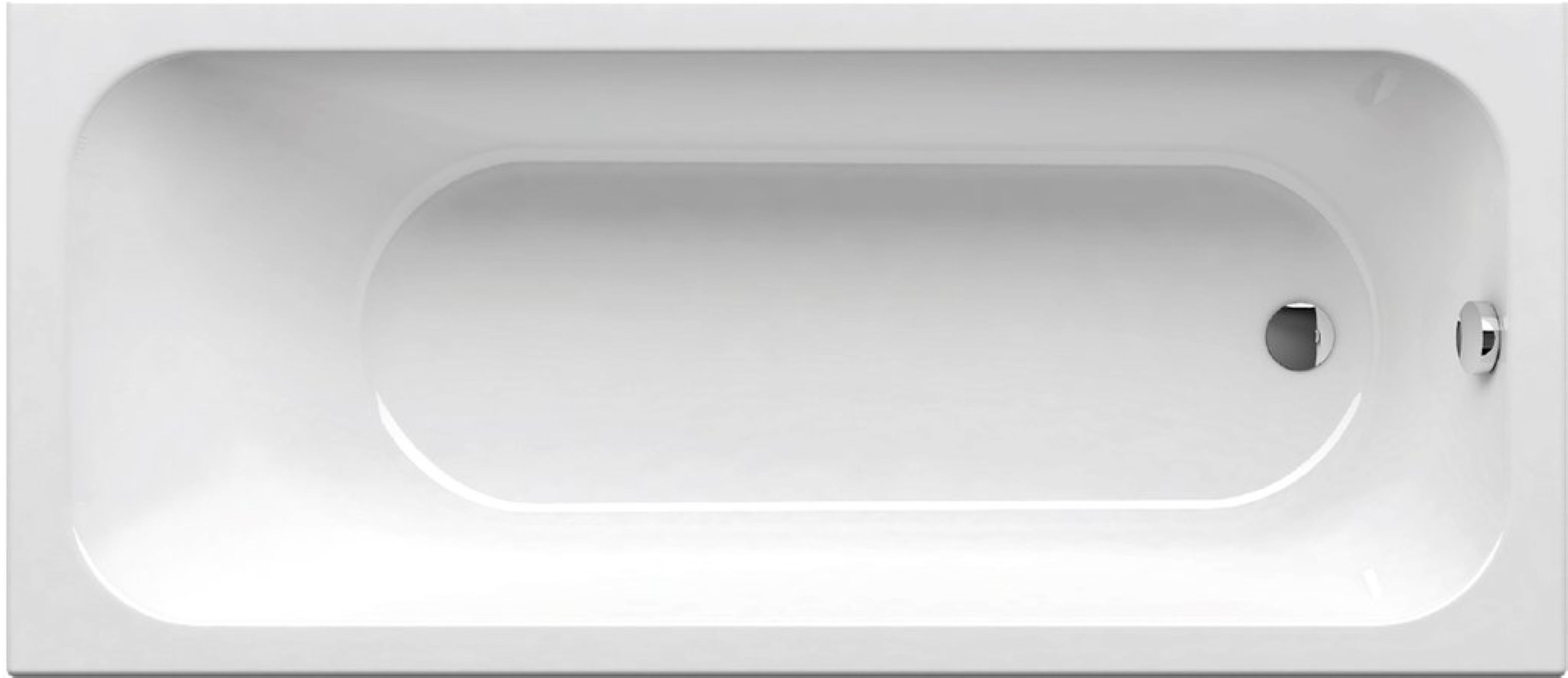 Ravak Chrome Slim vasca da bagno rettangolare slim 160x70 cm bianco C731300000