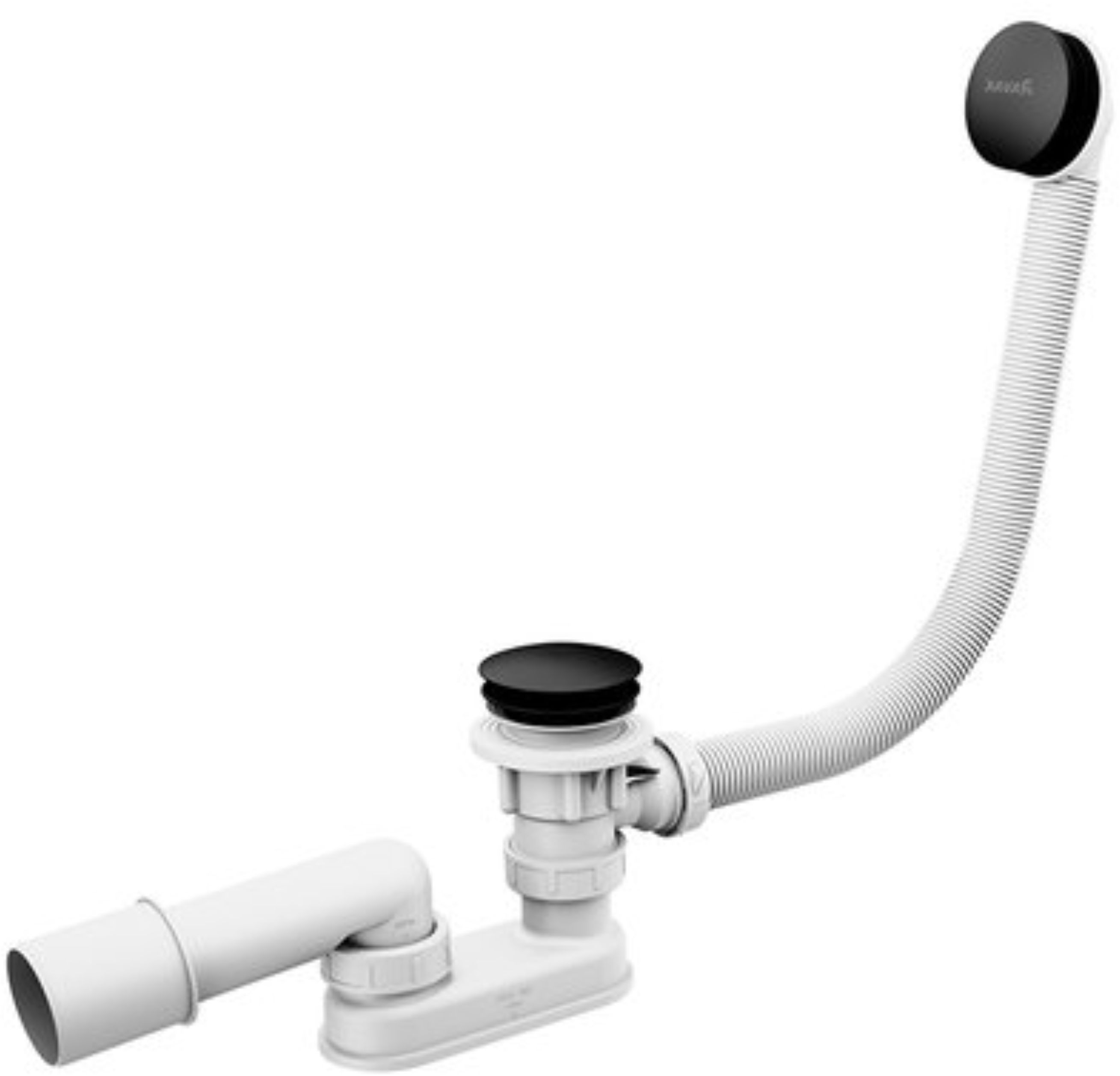 Ravak sifone per vasca da bagno nero X01746